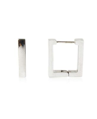 Raine Square Huggie /Gold