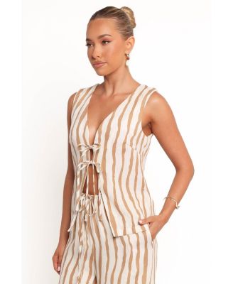 Women's Marmo Tie Vest Top
