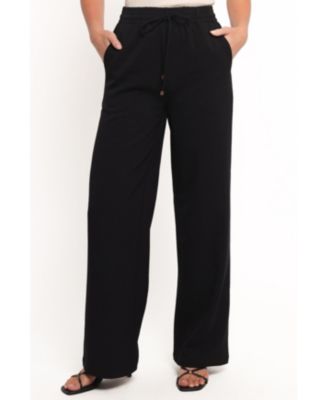 Women's Cinch Wide Leg Crepe Pant
