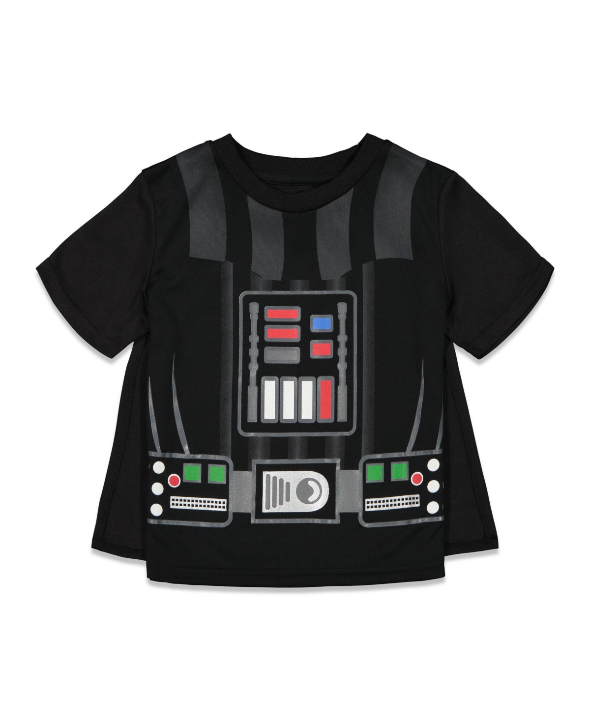 Star Wars Darth Vader Costume T-Shirt Shorts & Cape 3 Piece