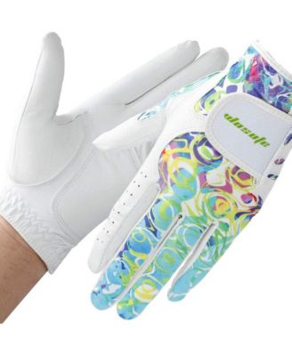 Golf Gloves for Women Ladies Soft Leather Accessories Breathable for Non Slip Gloves 1 Pair