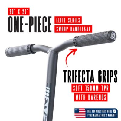 Pro Stunt Scooter for Kids Ages 8 - 12 – Lightweight Durable Trick Scooter for Skatepark and Street – MG3 - Black