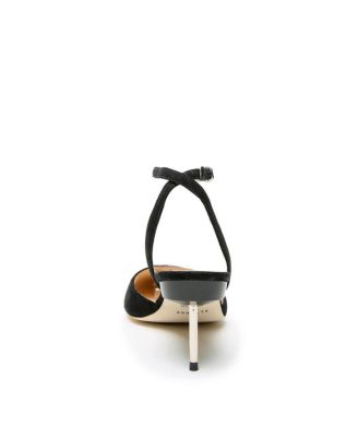 Women's Black Suede Marilyn Customizable Stilettos