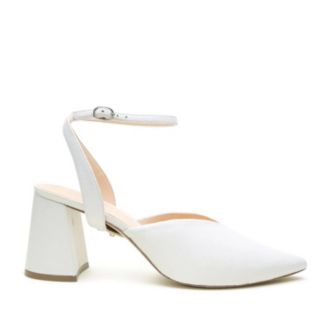 Alterre Women's White Marilyn Customizable Bridal V Mules - Macy's