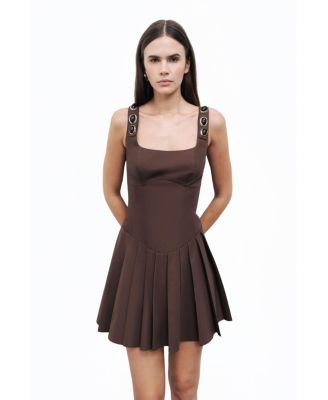 Women's Corset Look Mini Dress