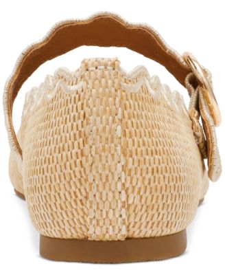 Women's Melora Buckle Scalloped Mary Jane Flats