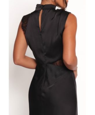 Women's Anabelle Halter Neck Lace Maxi Dress