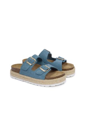 Womens's Double Buckle Sandal