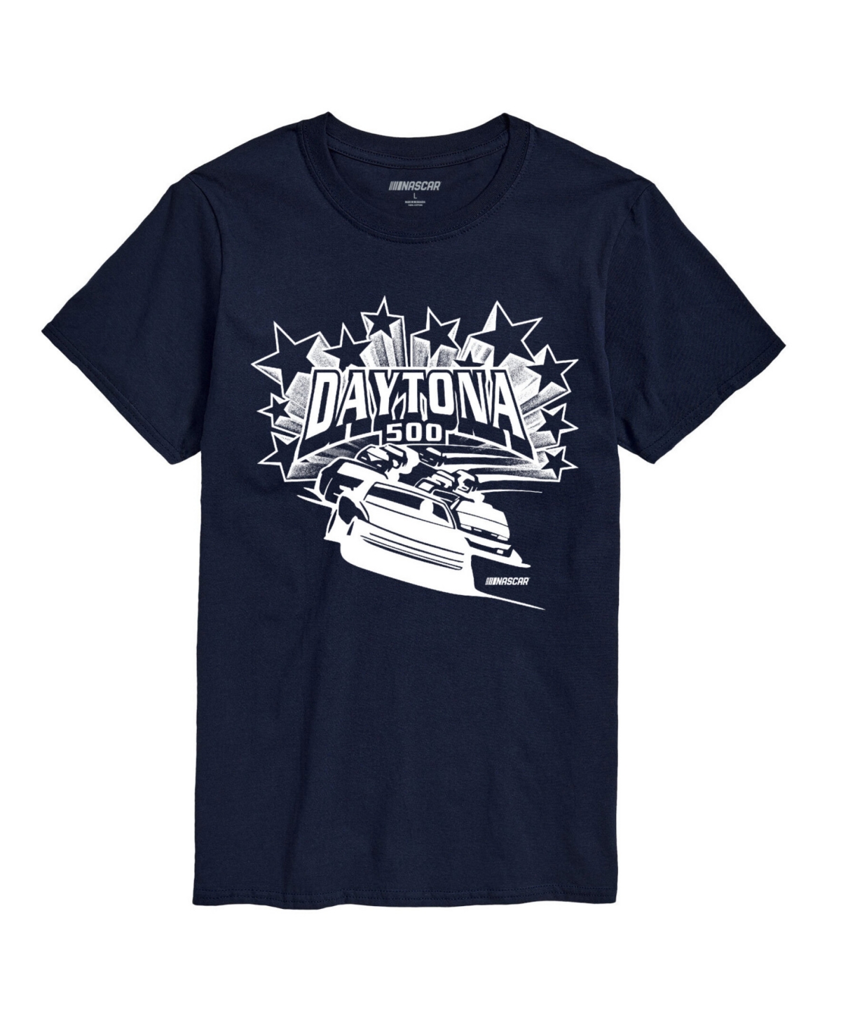 Airwaves Men's Nascar Stars and Stripes Short Sleeve T-Shirt - Blue