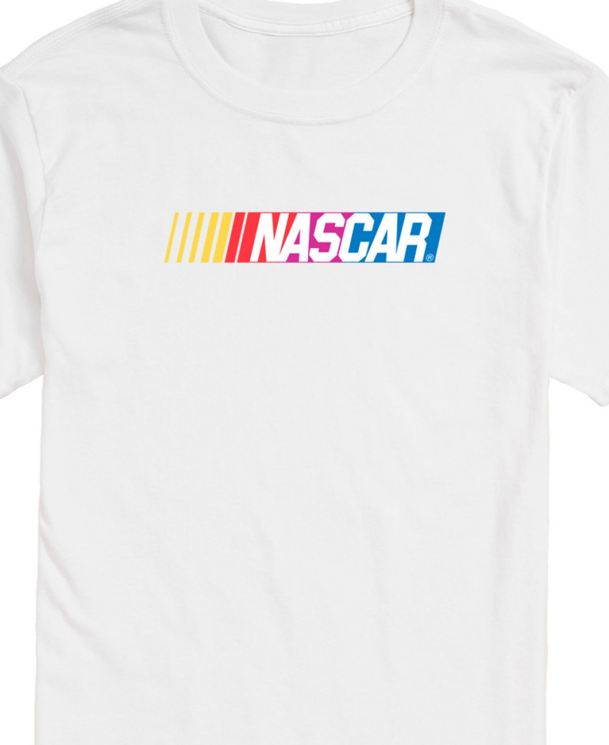 Airwaves Men's Nascar Logo Short Sleeve T-shirt In White