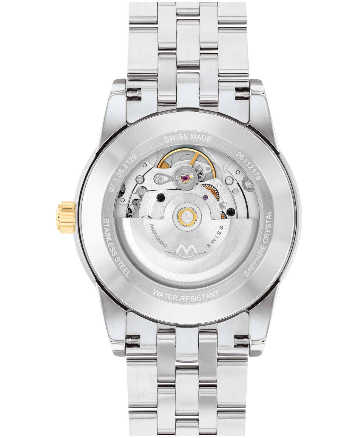 Movado Men's Museum Classic Swiss Automatic Stainless-steel Yellow Pvd Watch, 40mm In Two-tone