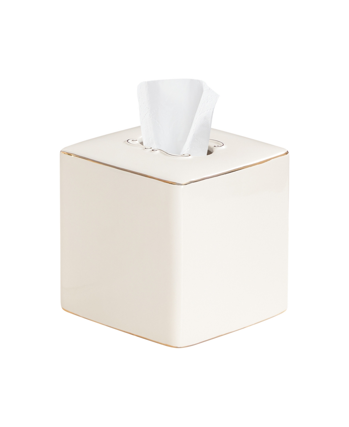 J Queen New York Delphine Tissue Cover In White