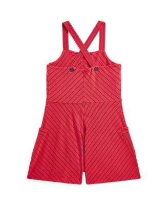 Big Girls Striped Jersey Romper