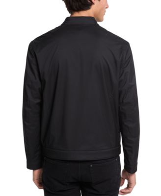 ジャケット Michael By Michael Kors Black Triacetate Blend Jacket Michael Kors Men's Racer Jacket - Macy's