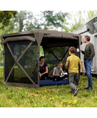 11ft Pop Up Gazebo Screen Tent with Removable Roof