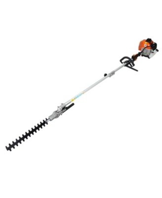 4 in 1 Multi-Functional Trimming Tool, 56CC 2-Cycle Garden Tool System with Gas Pole Saw, Hedge Trimmer, Grass Trimmer, and Brush Cutter EPA Compliant