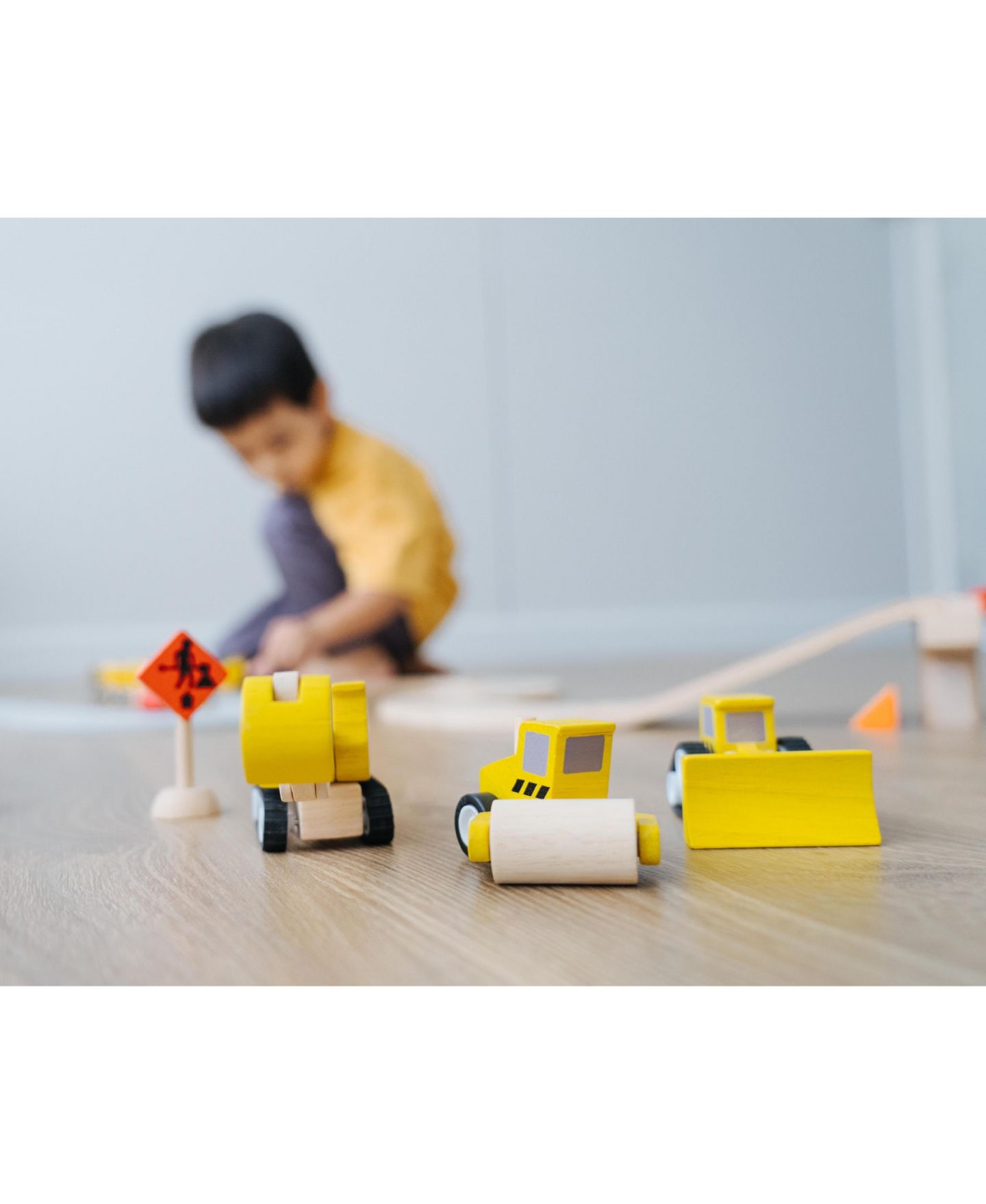 Детские игрушки PlanToys Road Construction Set — фото 2