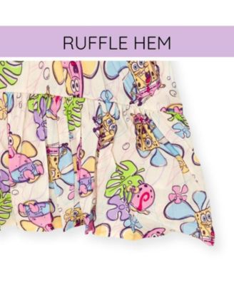 Girls Square Neck Smocked Cami Maxi Dress