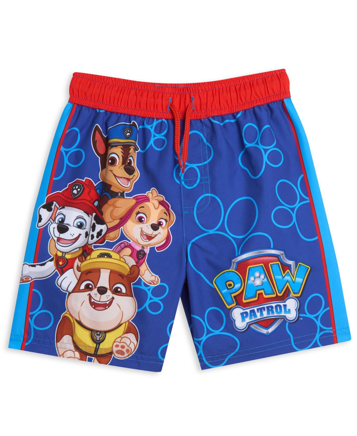 Комплект для плавания, защита от солнца, 2 предмета — Paw Patrol, цвет: Королевский синий красный — фото 3