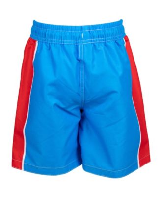 Boys Marvel Spider-Man Captain America Hulk Iron Man Pullover Rash Guard & Swim Trunks Outfit Set to