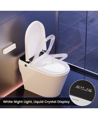 Smart Toilet, Auto Flush, Heated Seat, Tankless One-Piece Toilets For Bathrooms