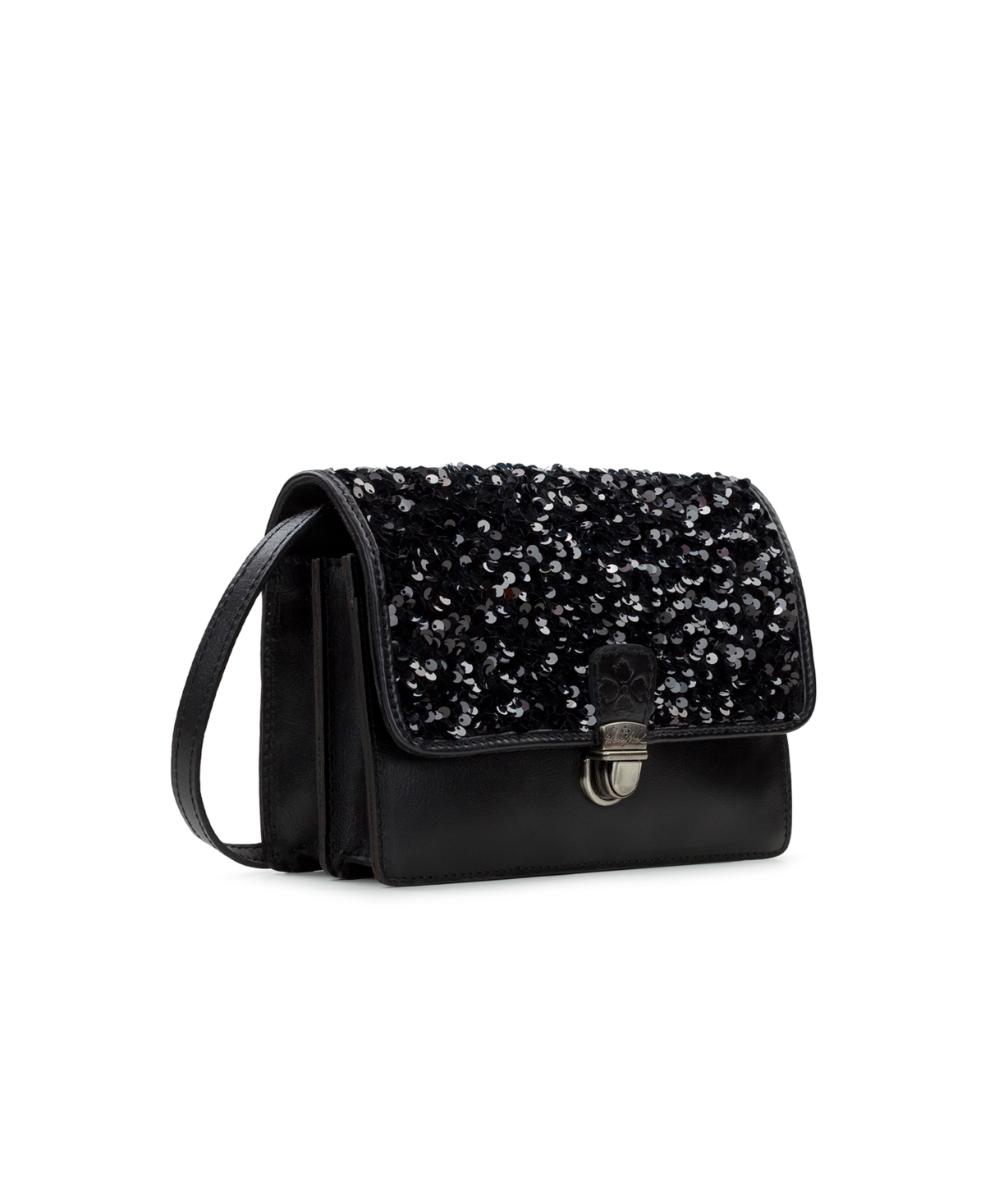 Shop Patricia Nash Laurentina Small Crossbody Bag In Black