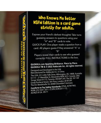 Who Knows Me Better? - Teens & Family Card Trivia Game | Fun Learning & Educational Questions for Teens & Families