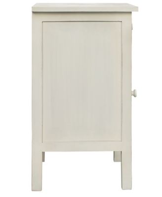 Gallerie Decor Antiqued Carved Side Table