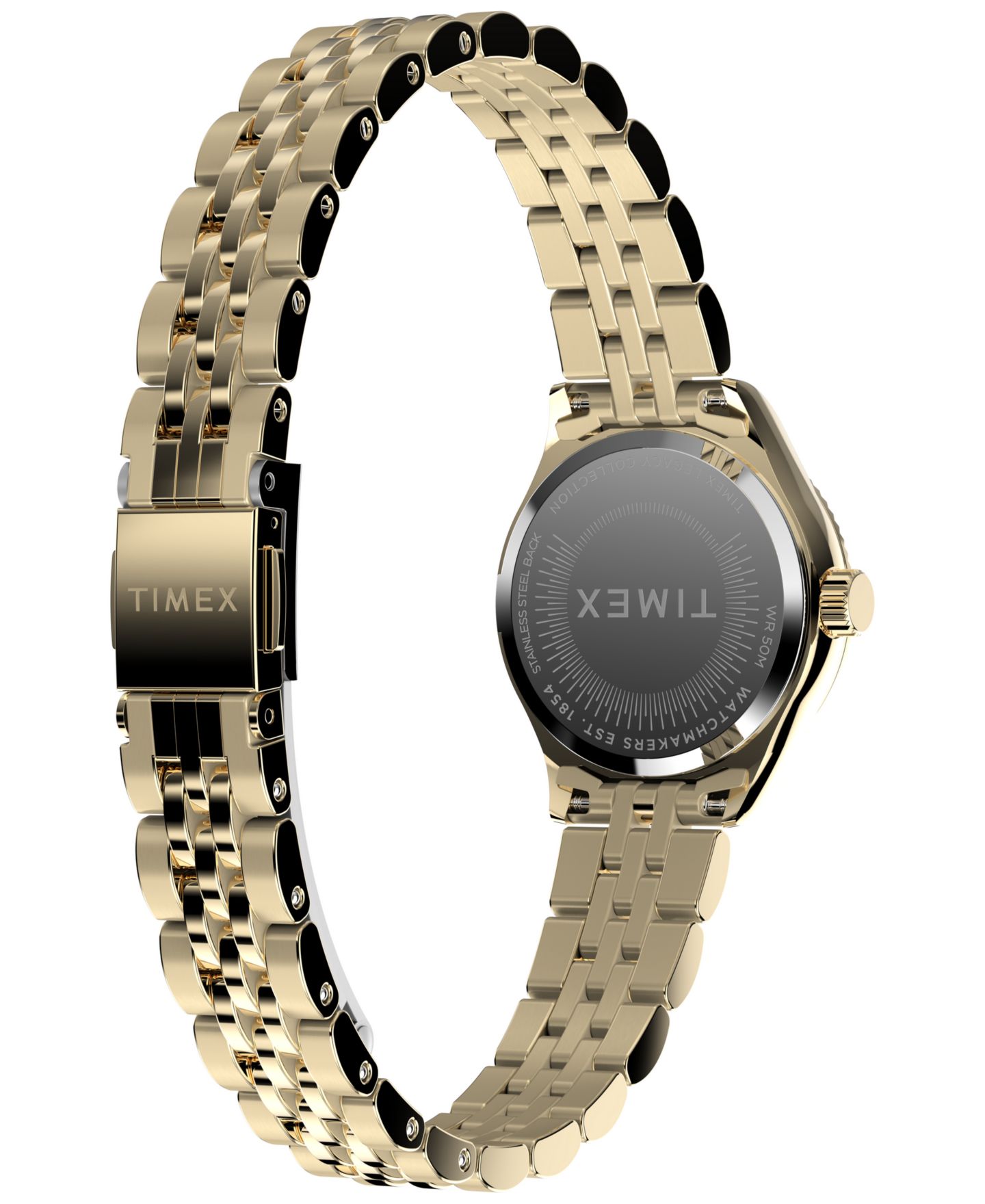 Женские часы Timex Quartz Analog Gold-Tone Stainless Steel Watch, 25mm — фото 4