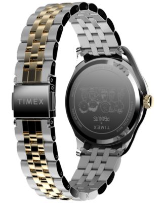 Women's Quartz Analog Two-Tone Stainless Steel Watch, 34mm