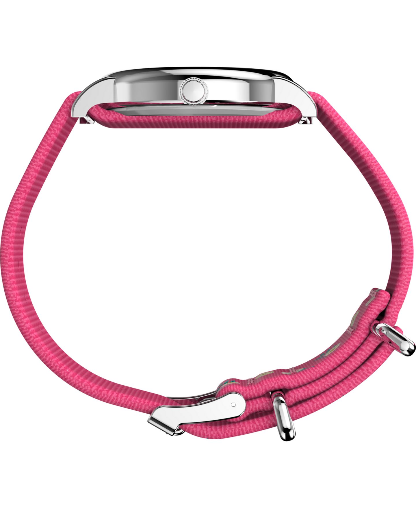 Женские часы Timex Quartz Analog Pink Nylon Watch, 38mm — фото 2