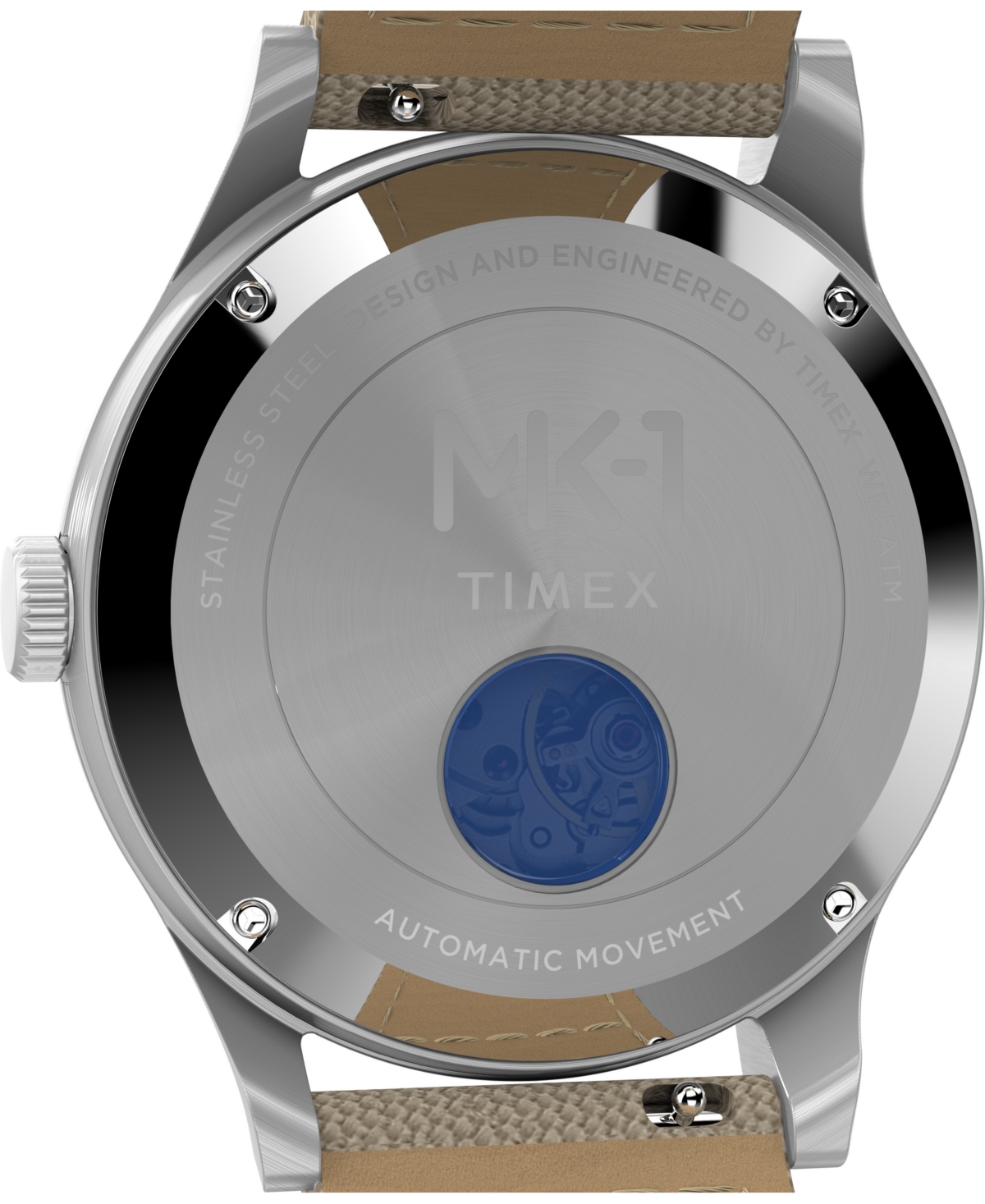 Timex Men's Mechanical Automatic Tan Nylon Watch, 40mm