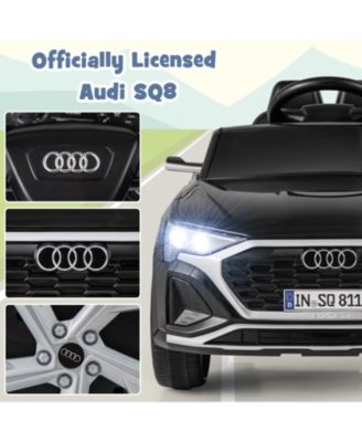 12V Kids Ride-On Car – Remote Control, 3 Speeds, LED Lights, Sounds, Black