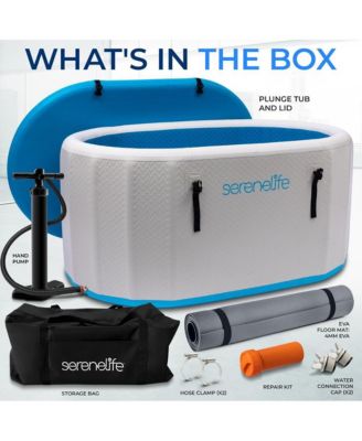 Inflatable Cold Plunge Tub - Oversized Ice Bath for Recovery & Therapy