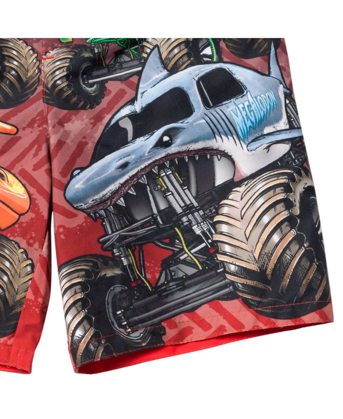 Плавки — Monster Jam, цвет: Чёрный красный — фото 4