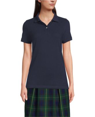 Women's Short Sleeve Mesh Polo Shirt