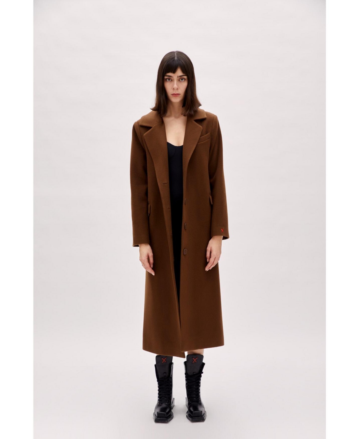 Women's Wool Coat - Black
