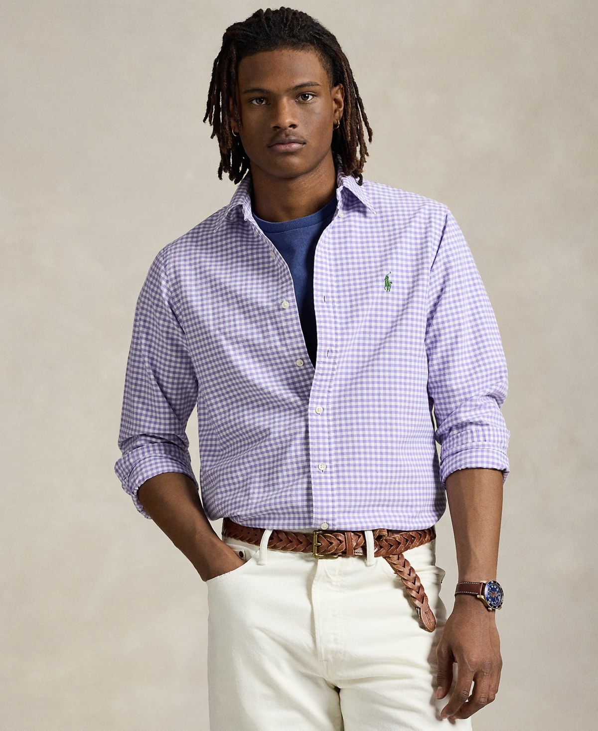 Polo Ralph Lauren Men's Classic-Fit Gingham Oxford Shirt