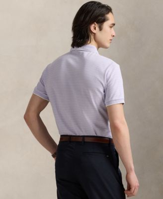 Men's Classic Stretch Oxford Mesh Polo Shirt