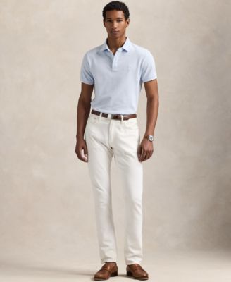 Men's Classic Stretch Oxford Mesh Polo Shirt