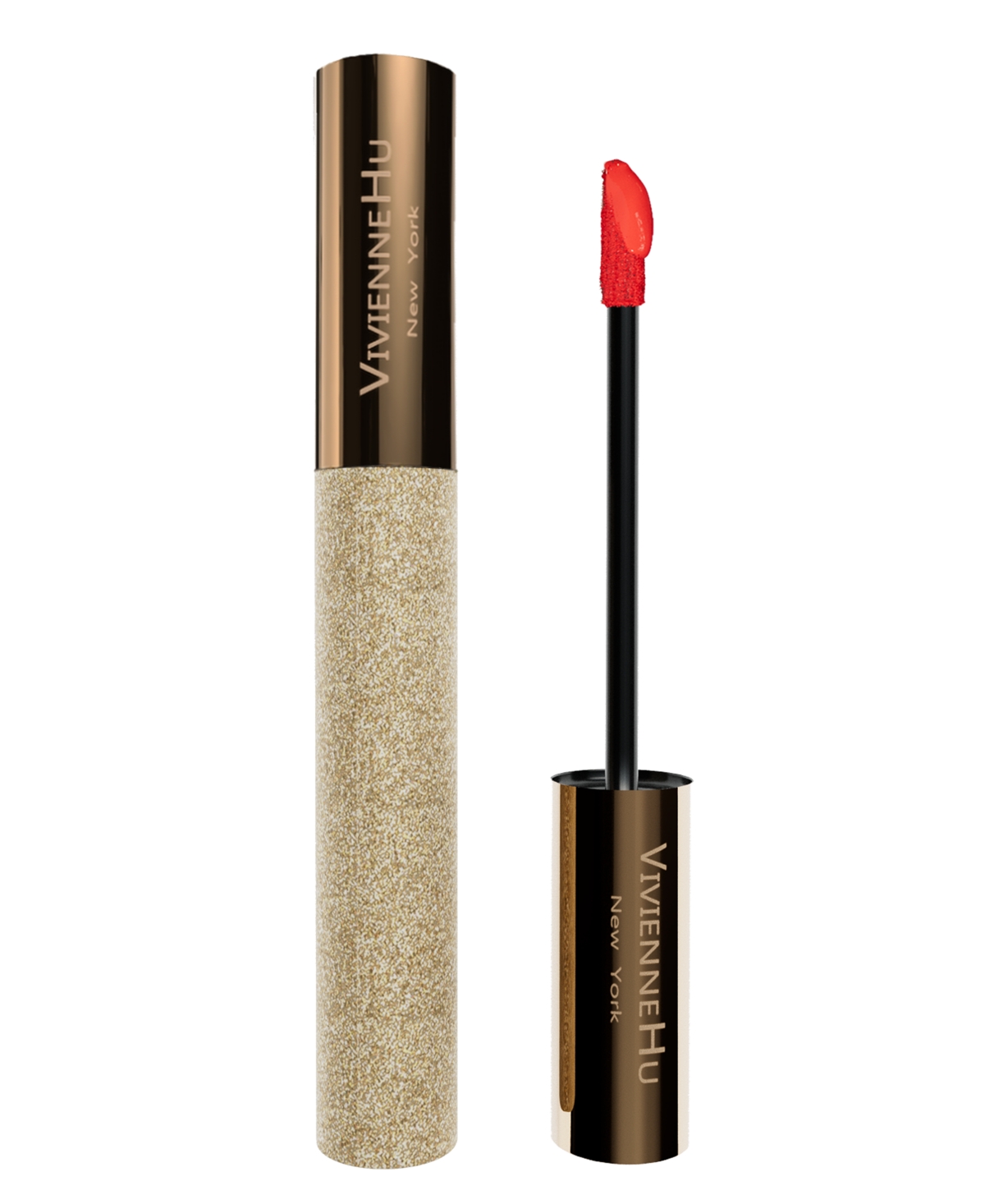 Vivienne Hu Goldsand 2-in-1 Liquid Lipstick & Cheek Blush, Soft Matte In 812 Red Red