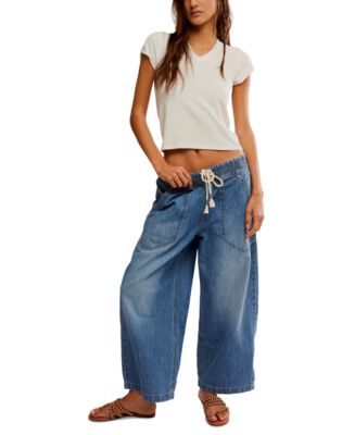 Free People ★ We The Free Easy Peasy Pull-On Jeans Free People Women's Easy Peasy Pull-On Jeans - Macy's