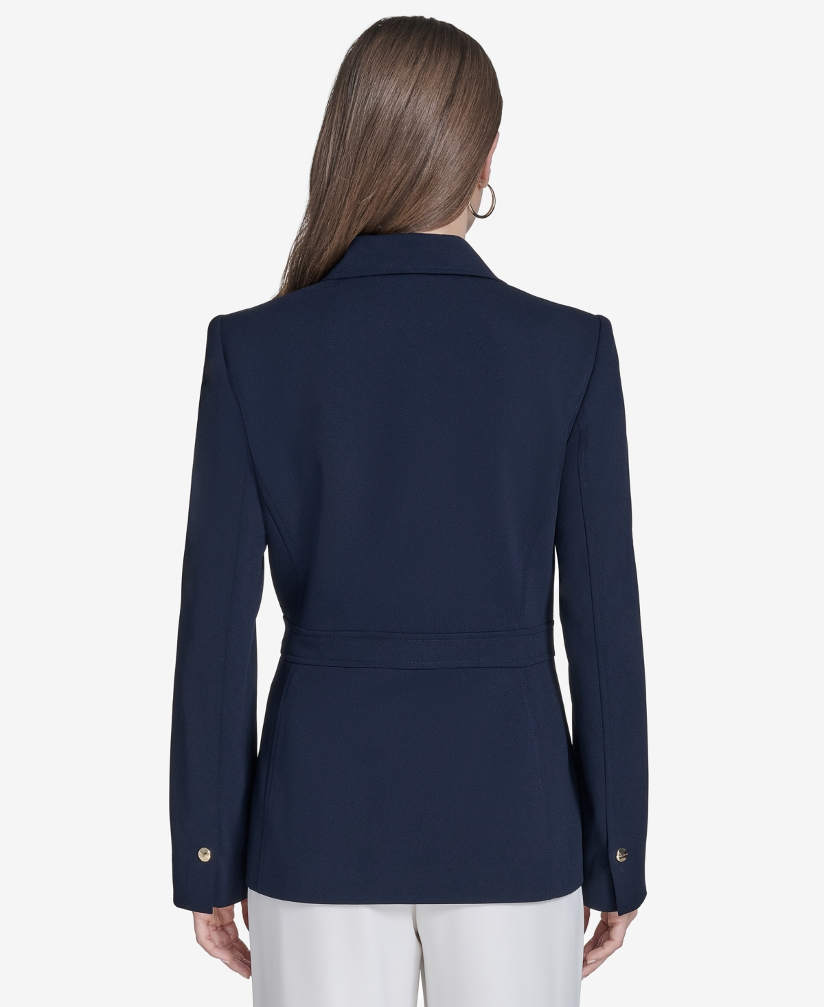 HALSTON WOMEN'S NOTCHED COLLAR BLAZER 