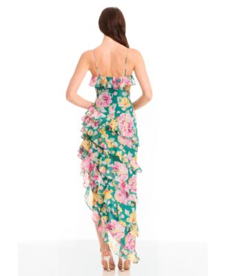 Women's Josefina Printed Ruffle-Trim Dress