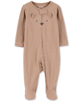 Carter's - Baby Bear Ribbed Sleep & Play Pajamas