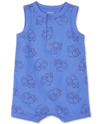 Carter's - Baby Boys Hermit Crab-Print Cotton Romper