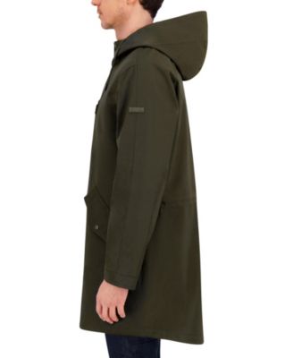 Men's Luxe Twill Duffle Transitional Coat