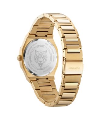 Women's Metronaut Three Hand Quartz Ion Plated Yellow Gold Bracelet Watch, 36mm