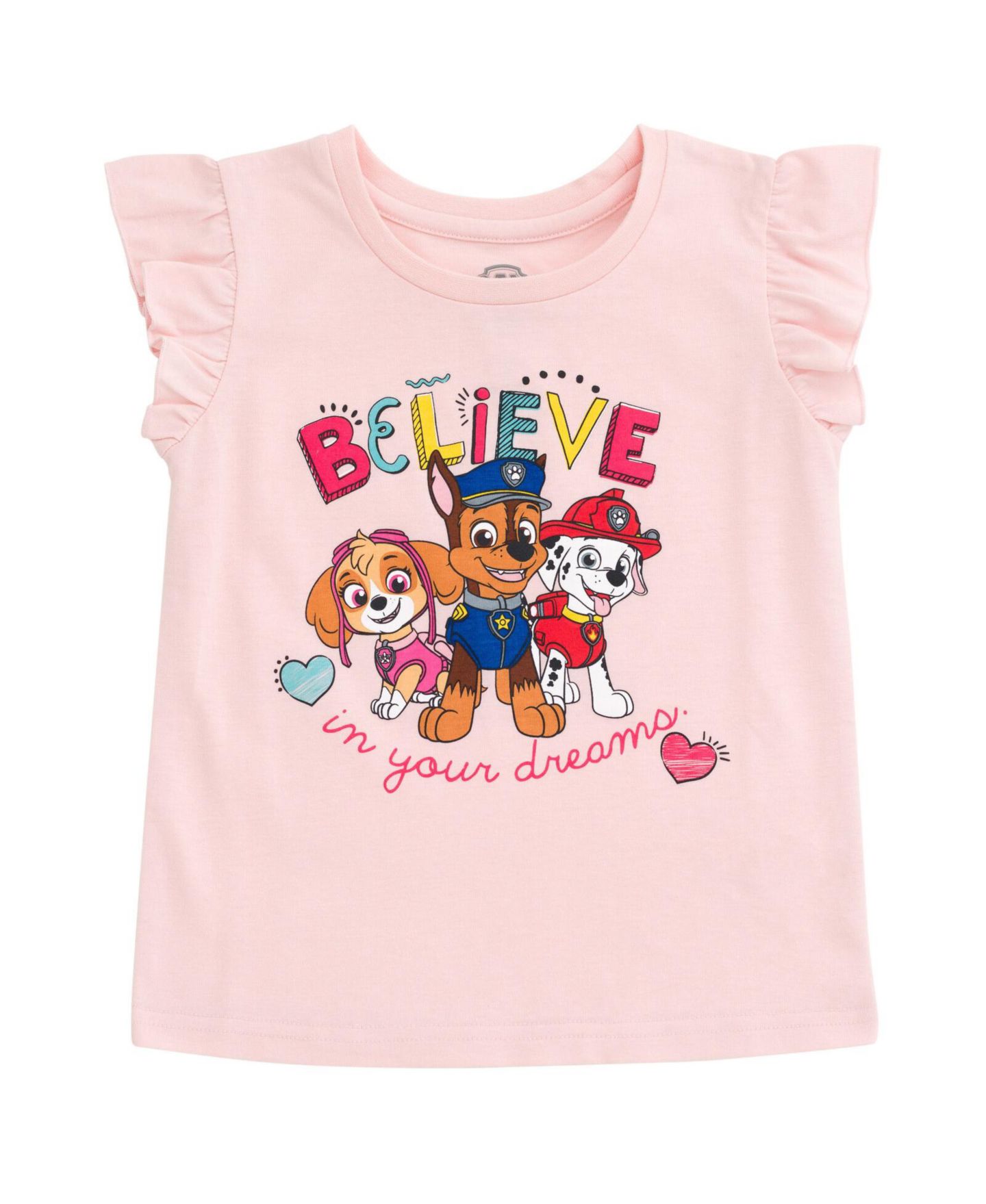 Комплект Paw Patrol T-Shirt and Skirt Set для девочек-малышей, цвет: Розовый, вариант 1 — фото 5