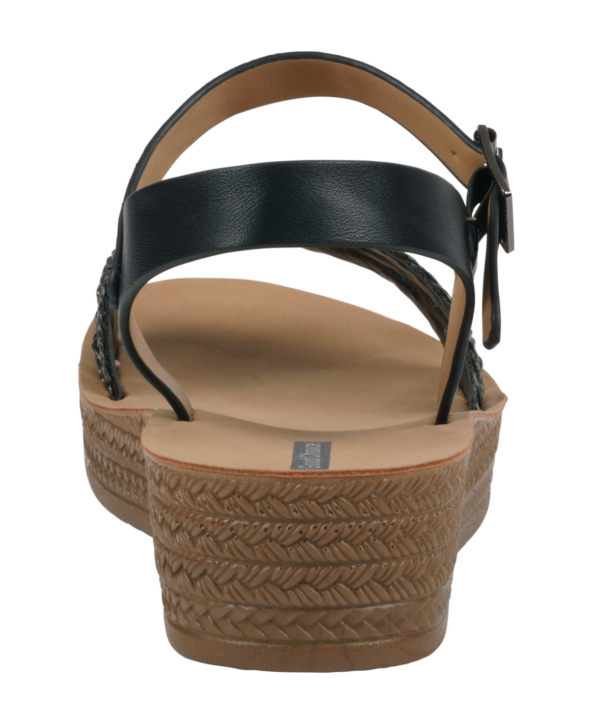 Gc Shoes Women's Fay Embellished Wedge Sandals In Black